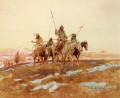 Partido de caza Piegan Indios americanos occidentales Charles Marion Russell